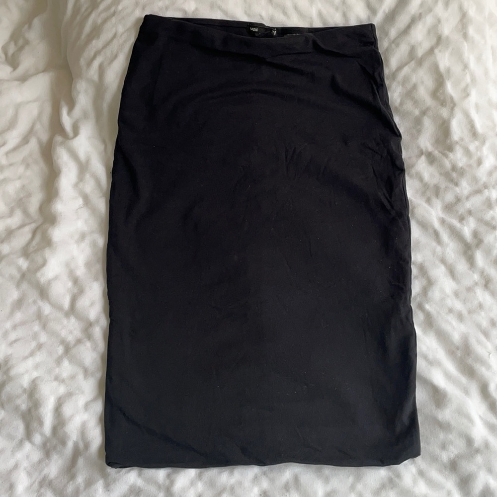 H&M Fitted Skirt Black Size XS
